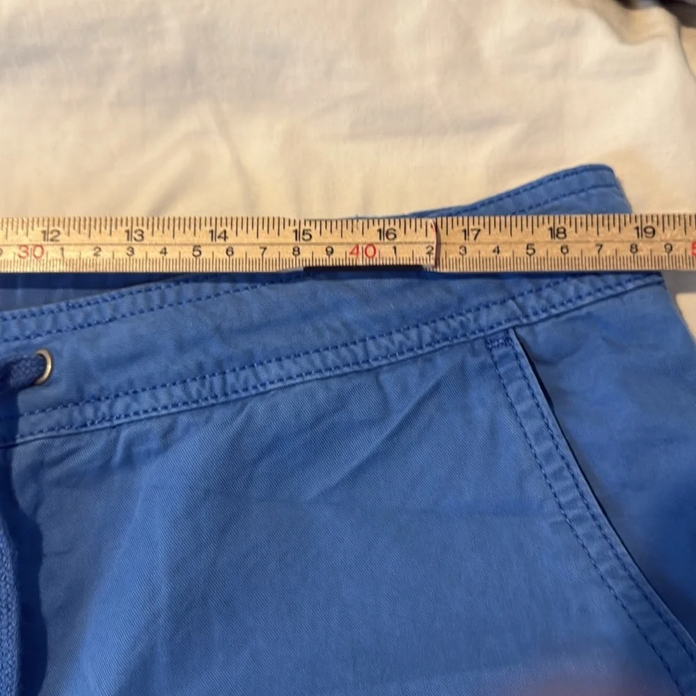 Bench Chino Shorts‎ Men's 36 Blue 100% Cotton Drawstring Multipurpose City